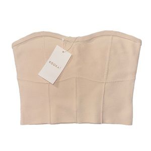 Brand new never worn kookai top with tag size 0 cream